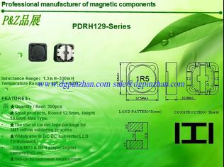 Китай PDRH129 Серия 1.5uH ~ 100uH Материал сердечника никеля Квадратный Высококачественные конкурентоспособные экранированные SMD силовые индукторы поставщик